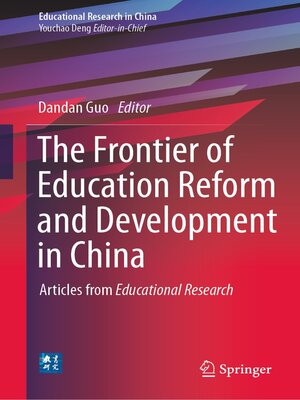 cover image of The Frontier of Education Reform and Development in China
